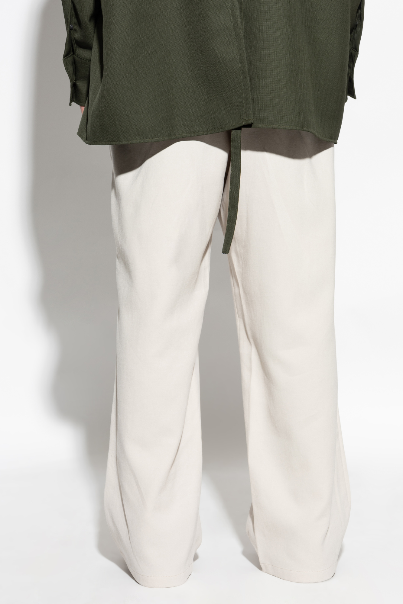 【送料&関税込】Ami Alexandre Mattiussi Ami Trousers AMI Alexandre Mattiussi Cotton-Blend Joggers - M | Coggles